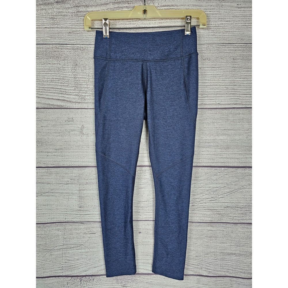 Outdoor Voices 7/8 Leg Mid-Rise Leggings Navy Blue Size X-Small